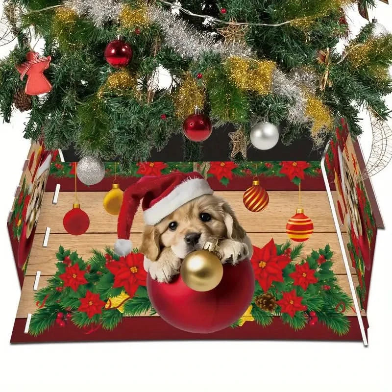 Saia Árvore de Natal Base PVC Encaixe 55x42x25cm - Imagem 2