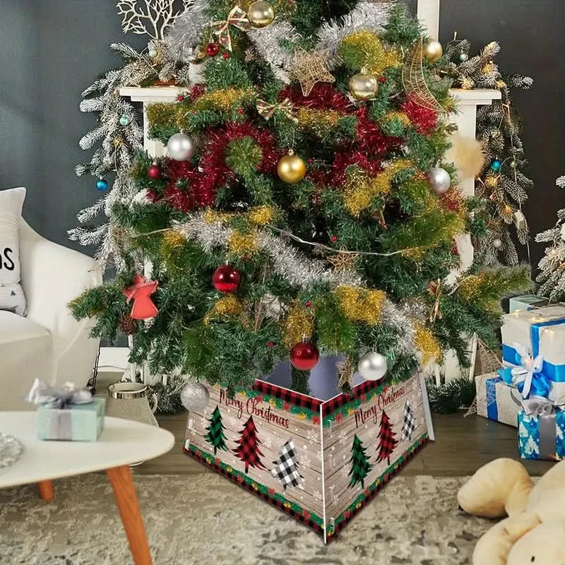 Saia Árvore de Natal Base PVC Encaixe 55x42x25cm - Imagem 2