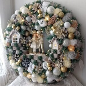 Guirlanda Decoração Natalina Luxo 65CM