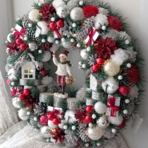 Guirlanda Decoração Natalina Luxo 65CM