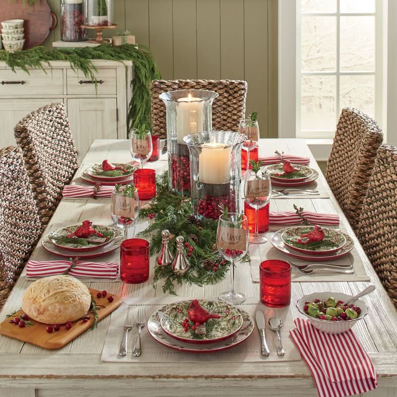 Conjunto de Porcelana Cores Natalina com 16 Peças - Serviço para 04 Pessoas - Imagem 4