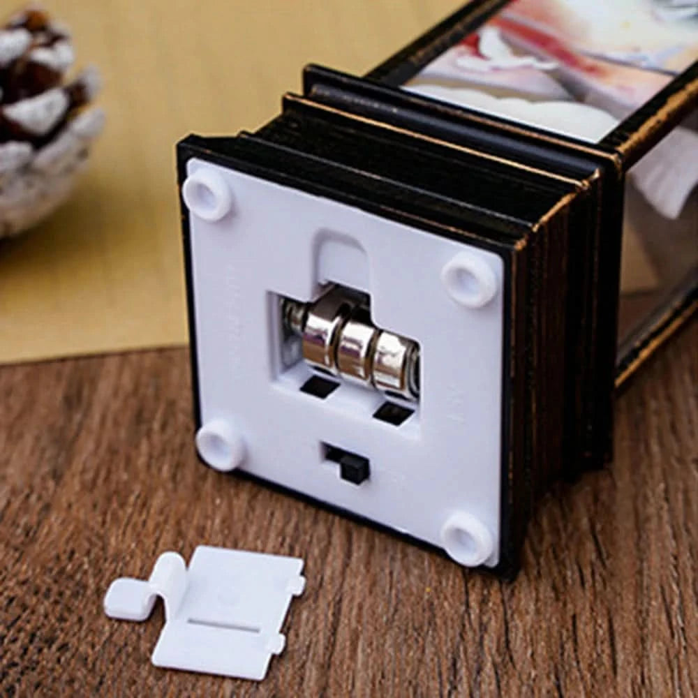 Luz Noturna Decorativa Natalina com Papai Noel e Boneco de Neve - Imagem 8