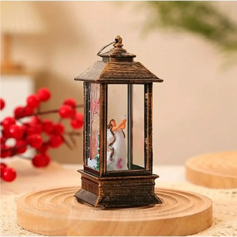 Luz Noturna Decorativa Natalina com Papai Noel e Boneco de Neve - Imagem 13