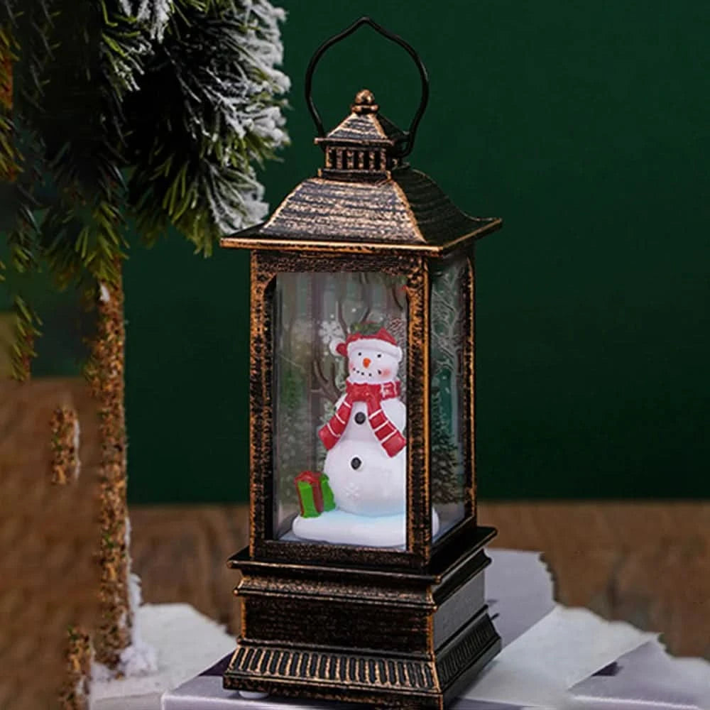 Luz Noturna Decorativa Natalina com Papai Noel e Boneco de Neve - Imagem 7