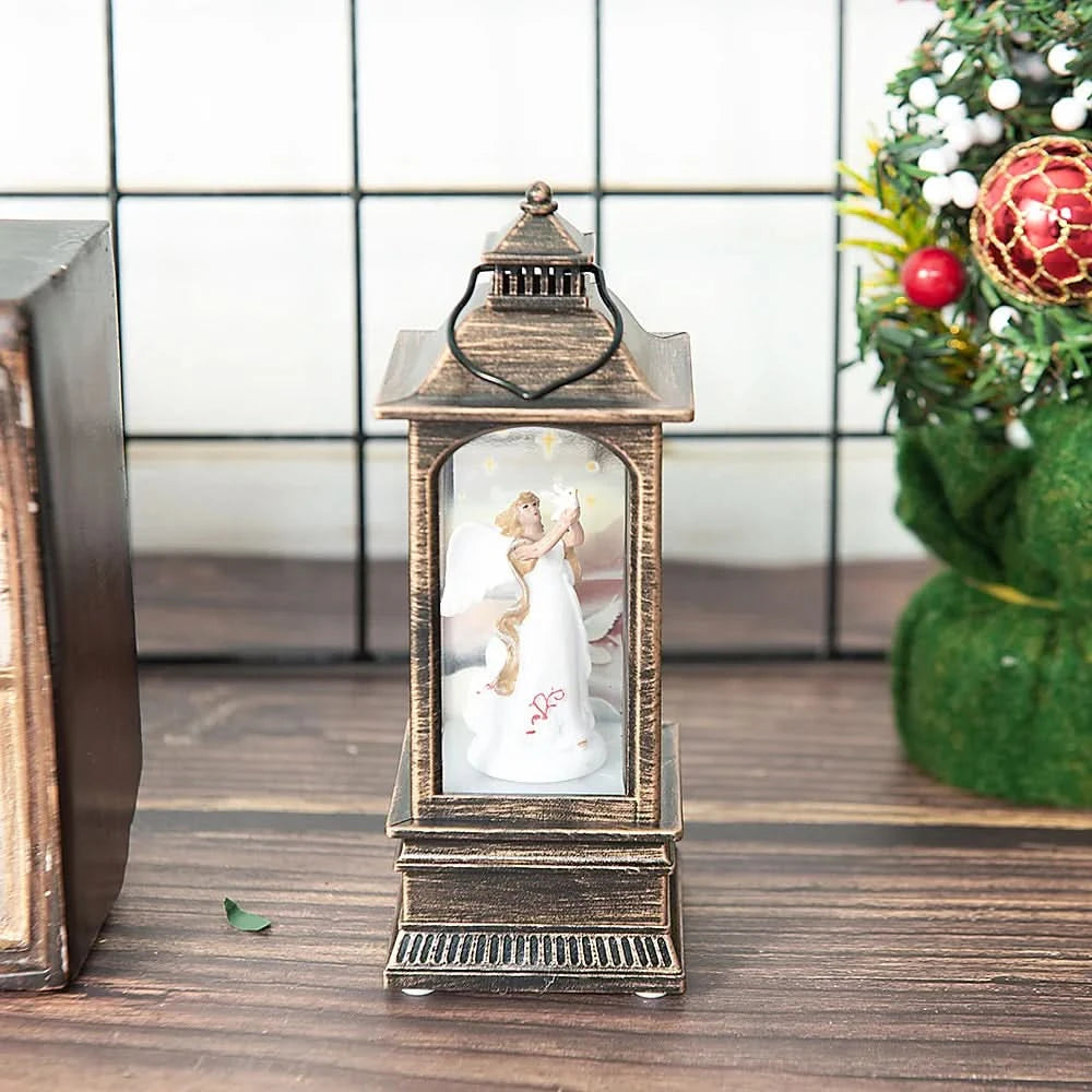 Luz Noturna Decorativa Natalina com Papai Noel e Boneco de Neve - Imagem 5