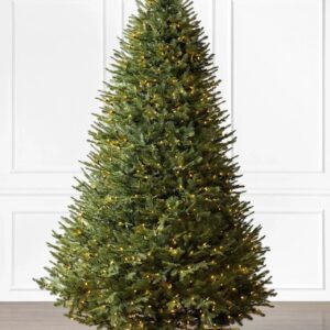 Árvore de Natal Verde Premium com Galhos Articulados, Suporte Metálico e Micro LEDs Embutidos