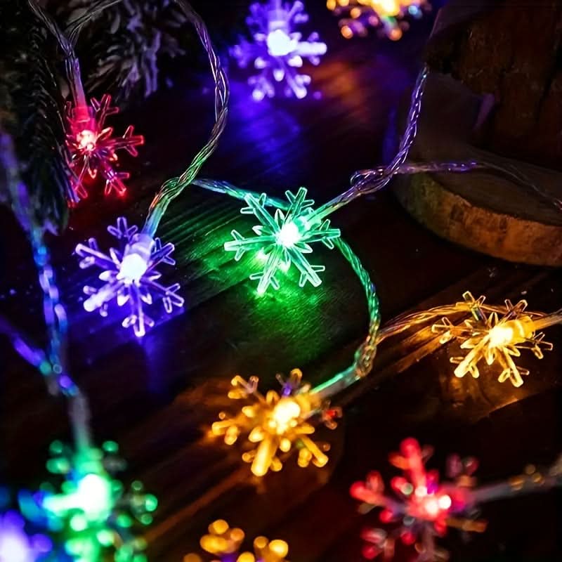 Cortina de Luzes LED Floco de Neve – 3 Metros - Imagem 12